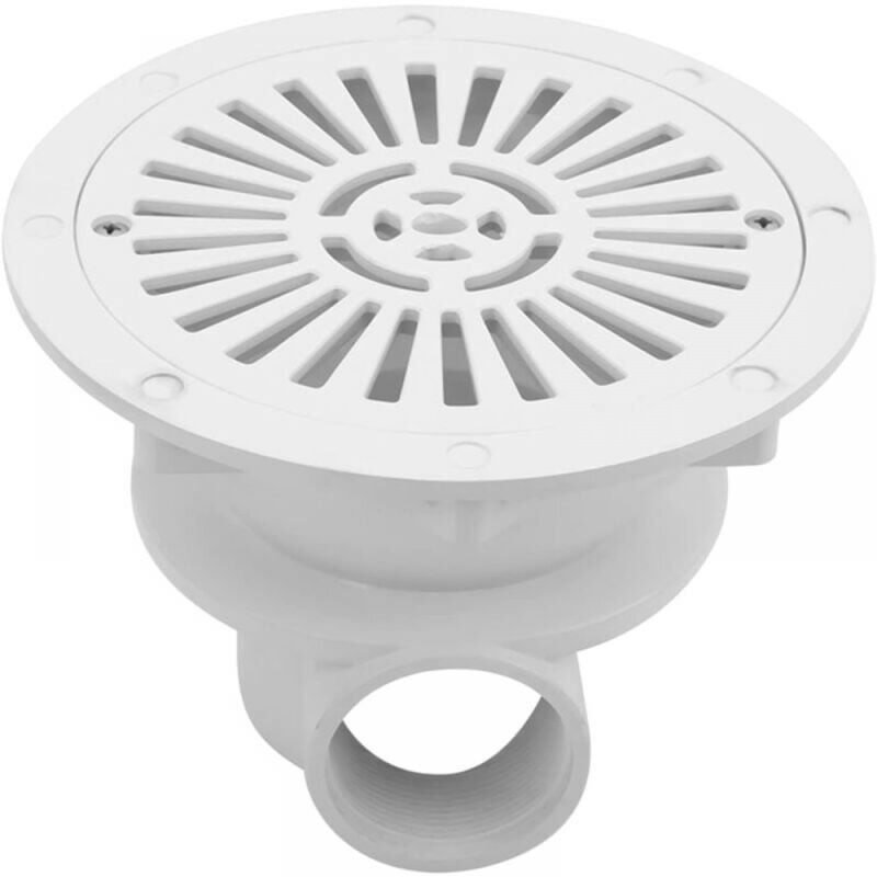 foto del prodotto scarico per pavimento piscina, tubo di scarico fondo piscina anti intasamento, per accessori per la manutenzione della piscina, parti di manutenzione