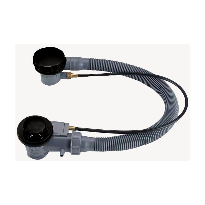 foto del prodotto scarico per vasca clic-clac - nero