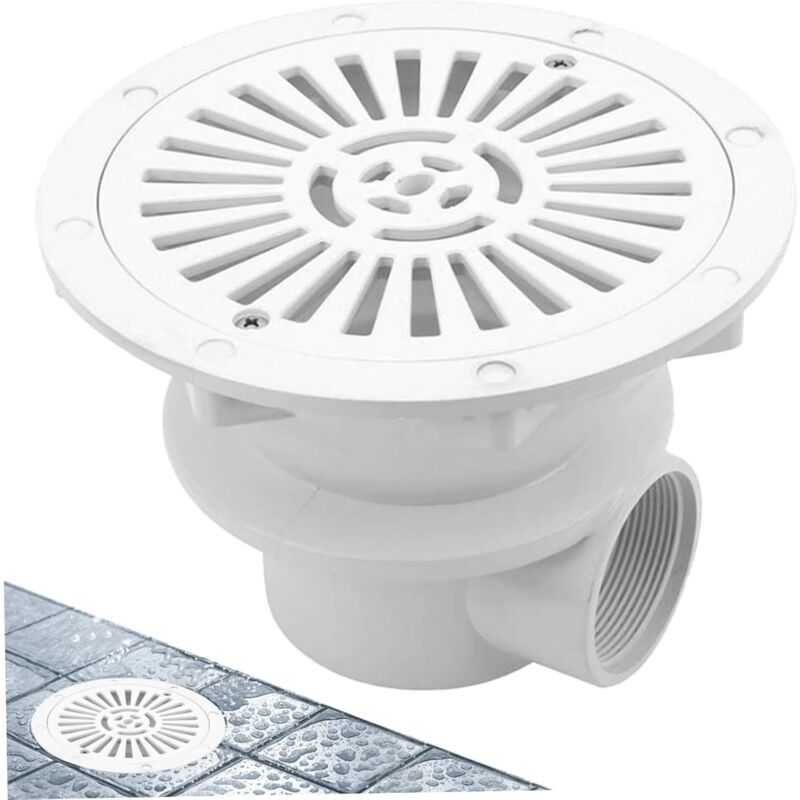 foto del prodotto scarico principale per piscina, copertura universale rotonda per scarico piscina interrata g2, accessori di drenaggio per piscine interrate, laghetti