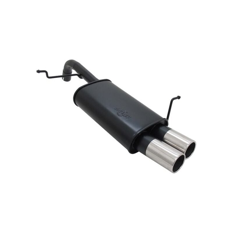foto del prodotto scarico sportivo ford fiesta mk7 ja8 1.25 1.4 tdci silenziatore sportivo