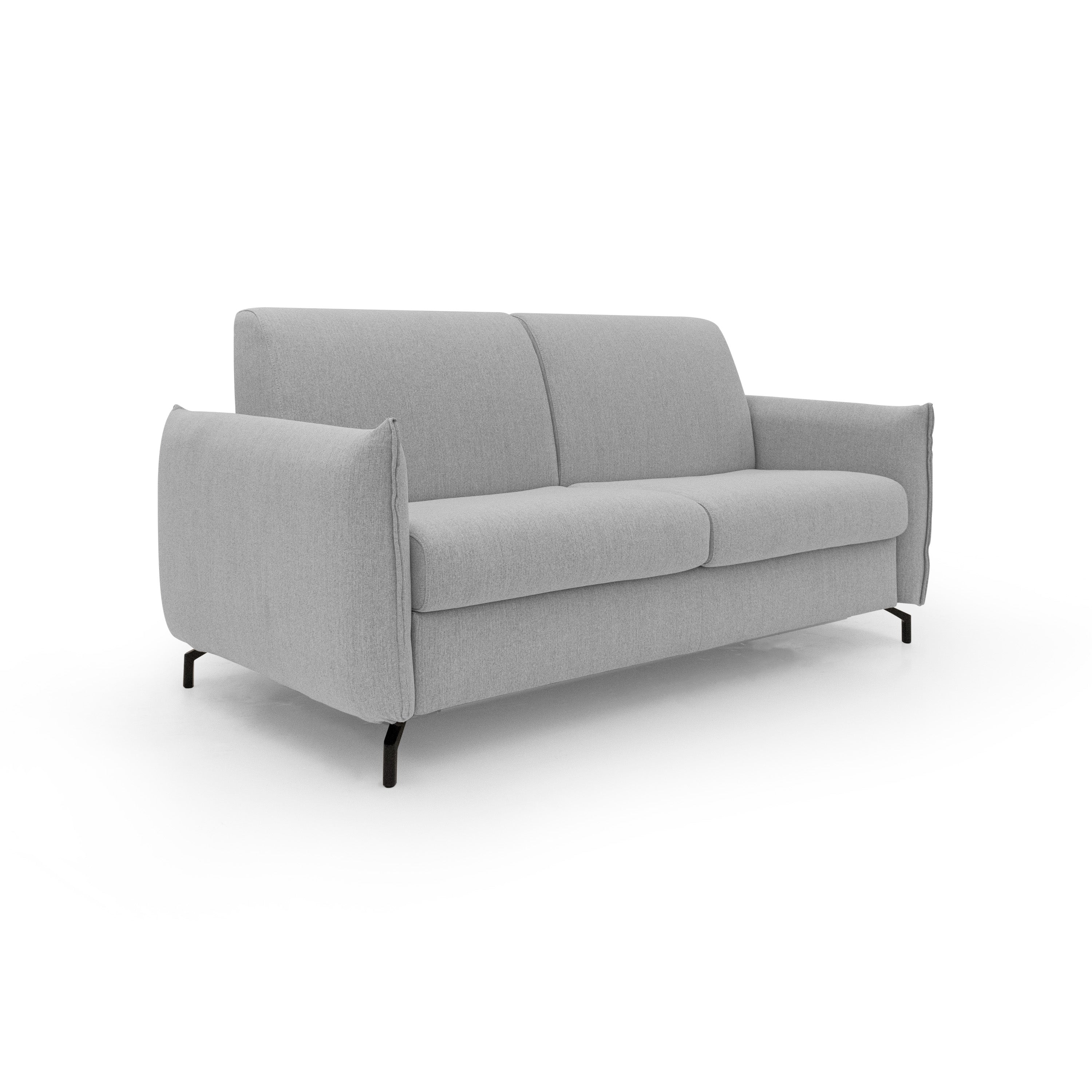 foto del prodotto scarlet divano letto in tessuto misto cotone impermeabile t19 195 cm mat.140x197 grigio