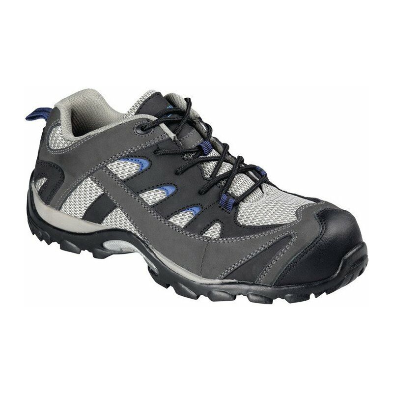 foto del prodotto scarpa antinfortunistica mauritius taglia 43 nero grigio s1p hro en iso 20345 pelle ti