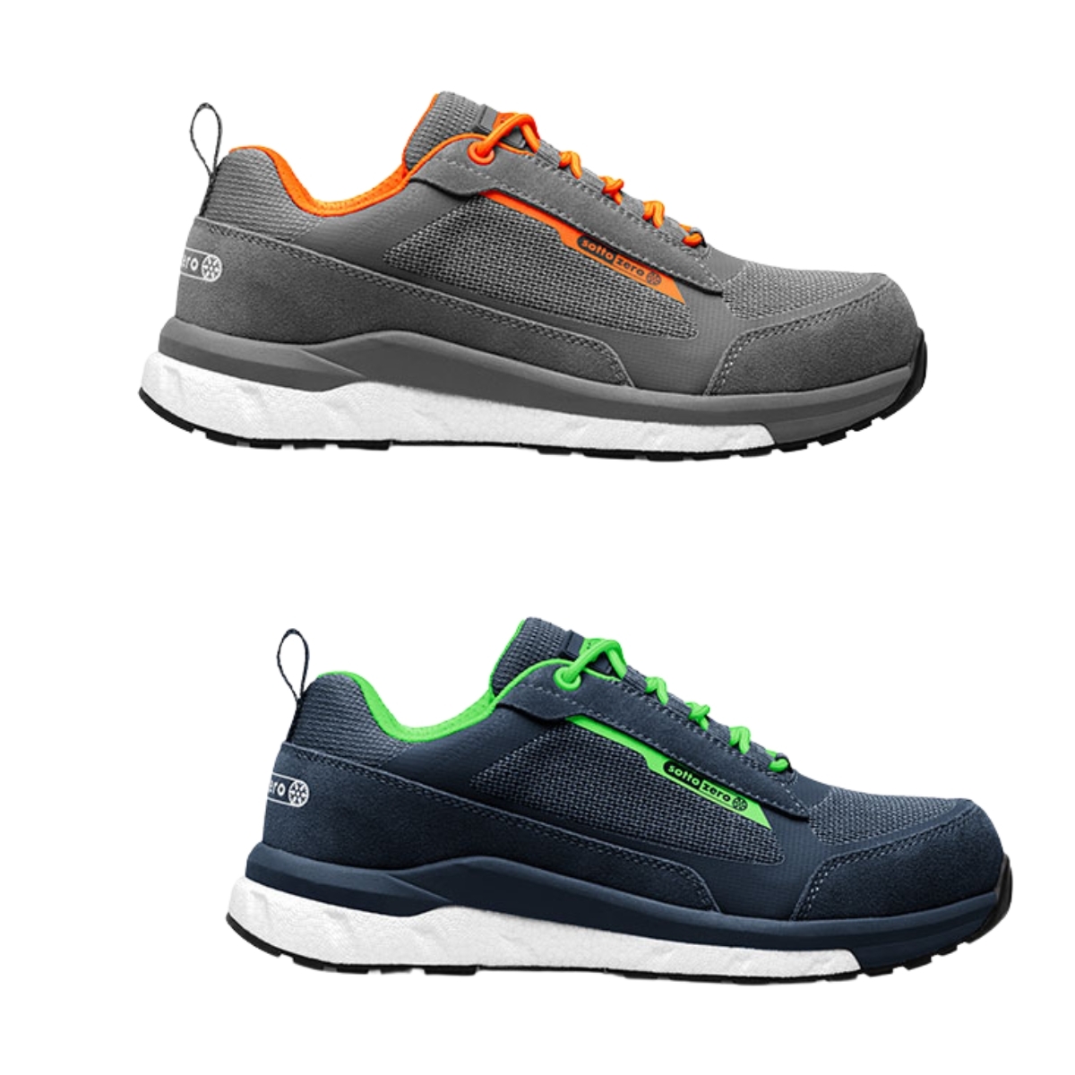 foto del prodotto scarpa bassa antinfortunistica da lavoro s3s hro sr fo antiperforazione sottozero modello shuttle blu/verde/47