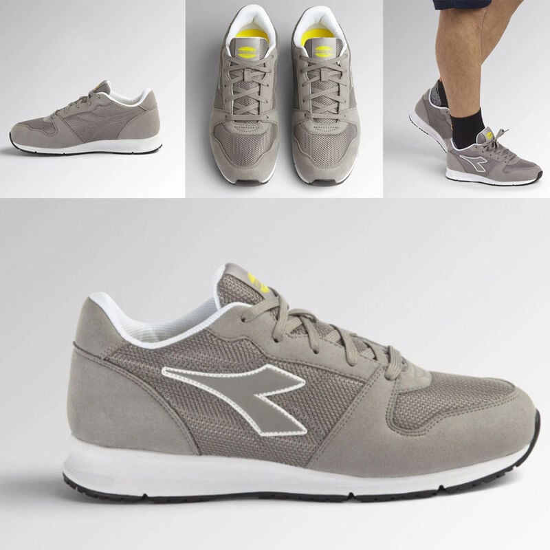 foto del prodotto scarpa da lavoro bassa grigio vento 701.176230 75066 crew micromesh ob src diadora utility 45