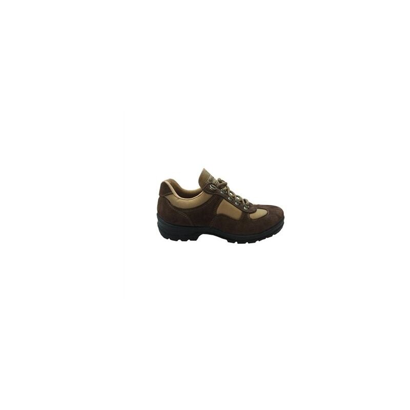 foto del prodotto scarpa da trekking in pelle scamosciata marrone, mod. 7007 t.44 segatura