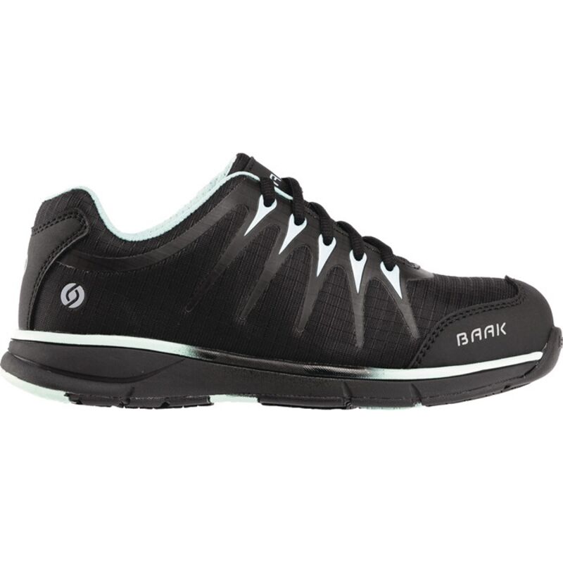 foto del prodotto scarpa di sicurezza da donna svea, taglia 37, nera turchese, s3 src esd en20345, tessuto