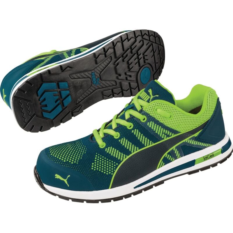 foto del prodotto scarpa di sicurezza elevate knit verde basso taglia 46 w.11 blu verde s1ps esd fo hro sr