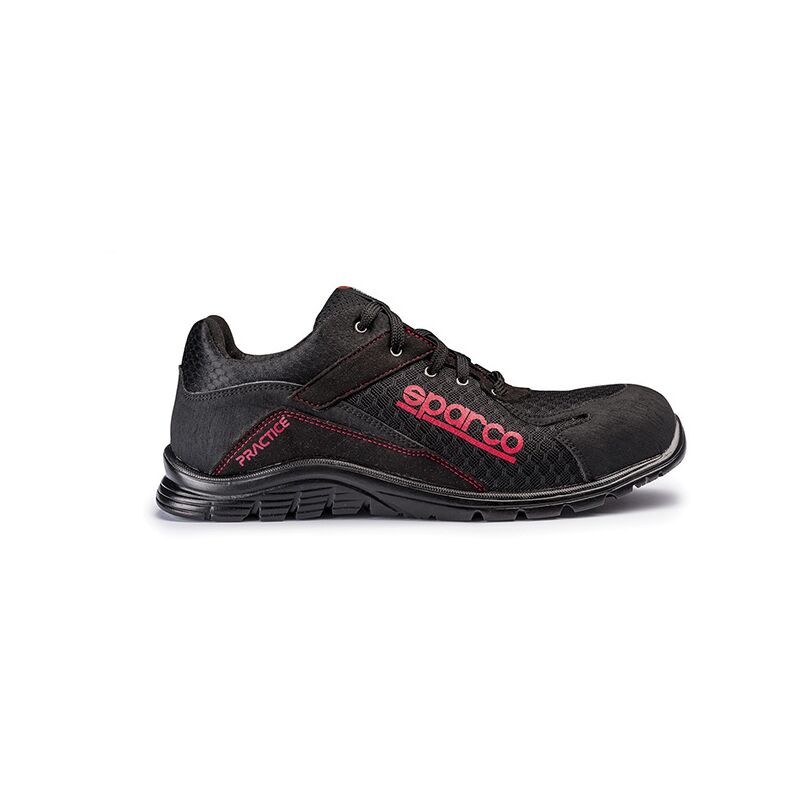 foto del prodotto scarpa di sicurezza s24 sparco pratice nero rosso taglia 36 07517