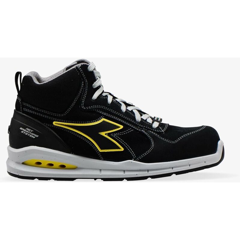 foto del prodotto scarpa diadora run net airbox mid s3 src numero 40, colore nero