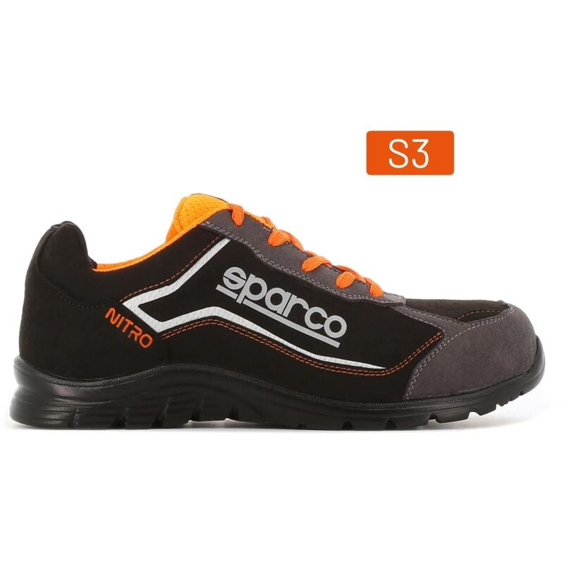 foto del prodotto scarpa sportiva sparco nitro nera - taglia 44 0752244