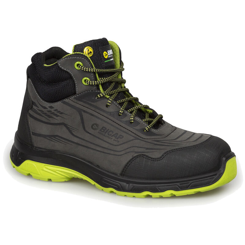 foto del prodotto scarpe alte antinfortunistiche bicap laser mid s3 esd src 44 nero