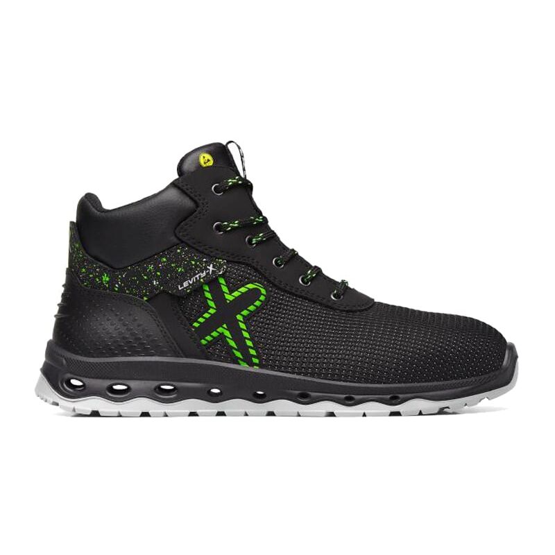 foto del prodotto scarpe alte antinfortunistiche exena saturn s3 esd src 45 nero verde