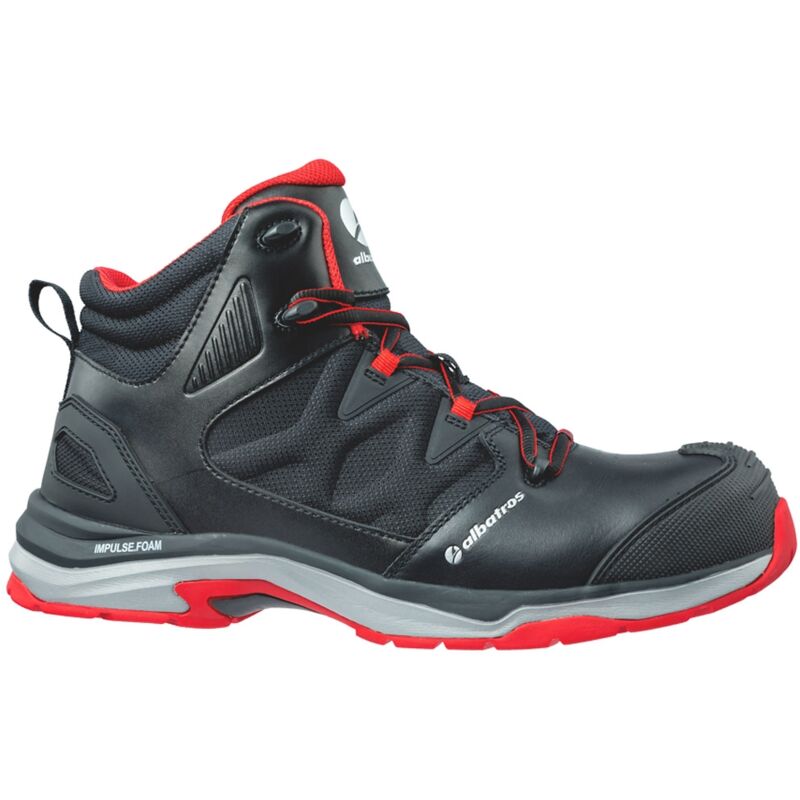 foto del prodotto scarpe alte da lavoro albatros ultratrail black mid s3 esd hro src 43