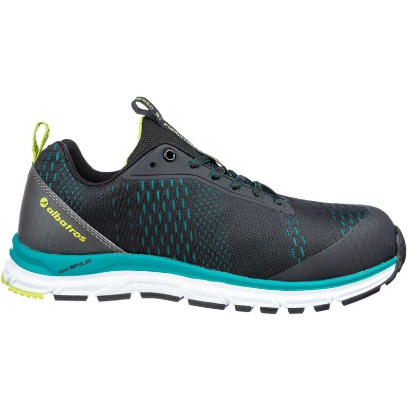 foto del prodotto scarpe antinfortunistiche albatros aer55 impulse black blu low s1p esd hro sra 39