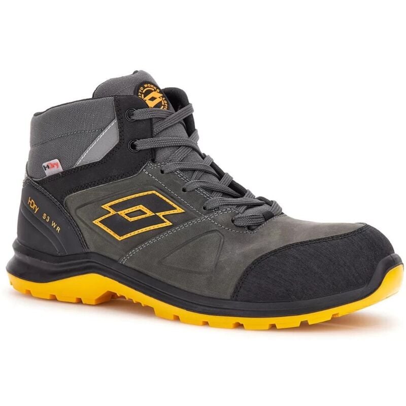 foto del prodotto scarpe antinfortunistiche alte lotto hit 250 mid s3 src wr hdry 40 grigio