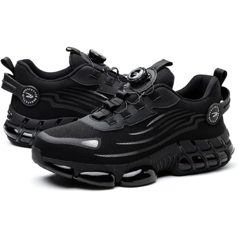 foto del prodotto scarpe antinfortunistiche anti sfondamento e anti perforazione, scarpe antinfortunistiche con lacci e fibbia girevole, scarpe antinfortunistiche