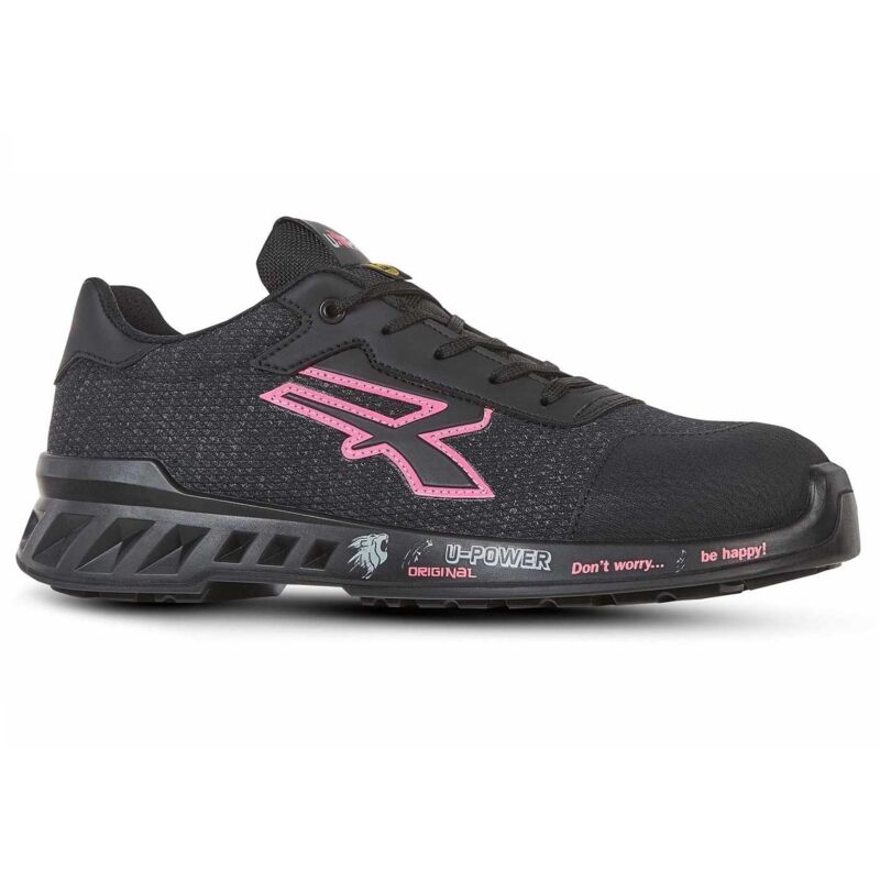 foto del prodotto scarpe antinfortunistiche da donna upower michelle s1p linea redleve nero fuxia 37