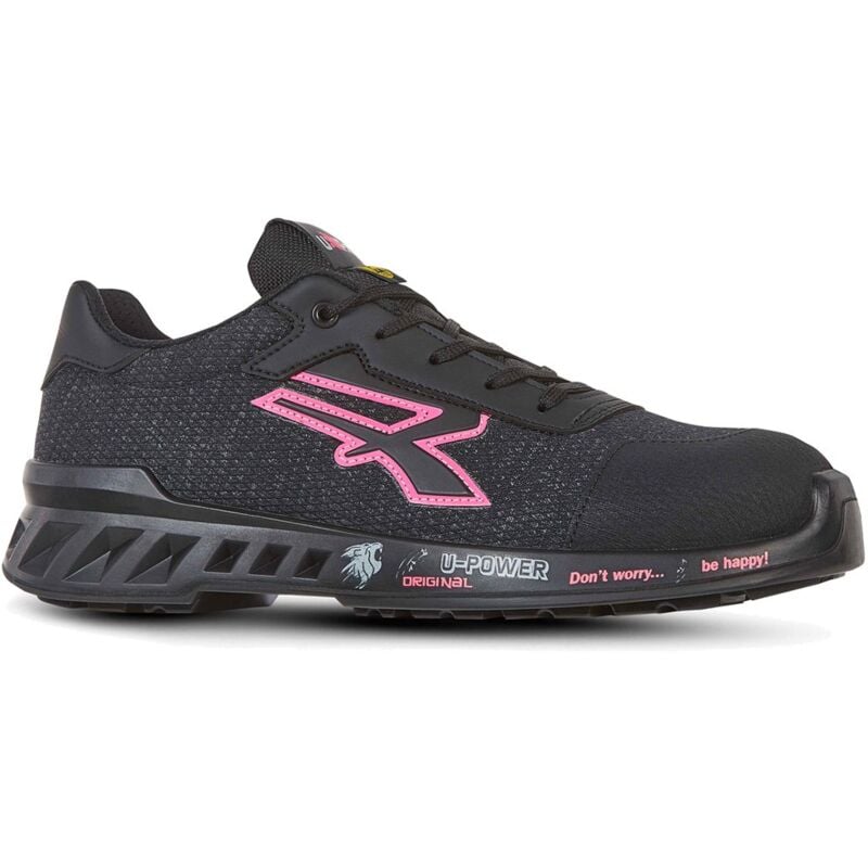 foto del prodotto scarpe antinfortunistiche da donna upower michelle s1p linea redleve nero fuxia 39