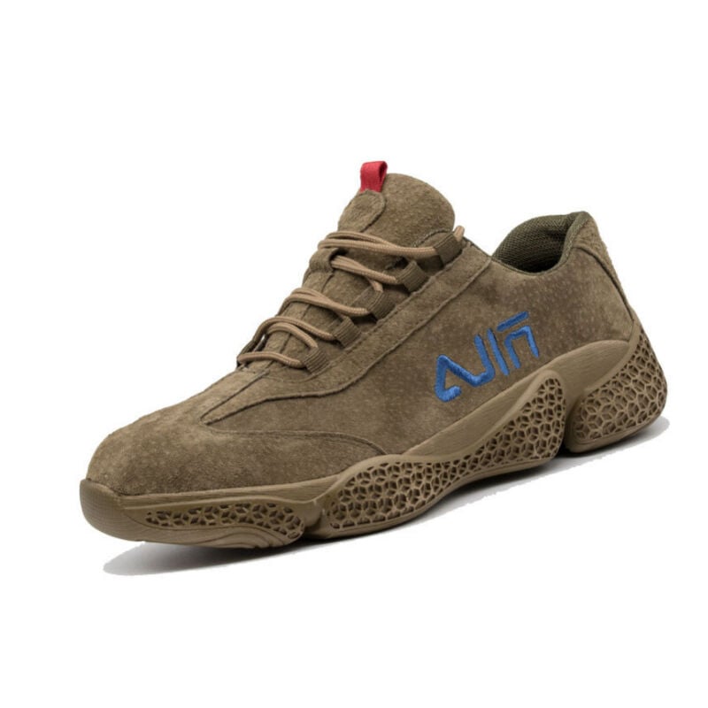 foto del prodotto scarpe antinfortunistiche da uomo, scarpe da lavoro leggere, antisfondamento e antiperforazione, kaki (fourseasons) -41