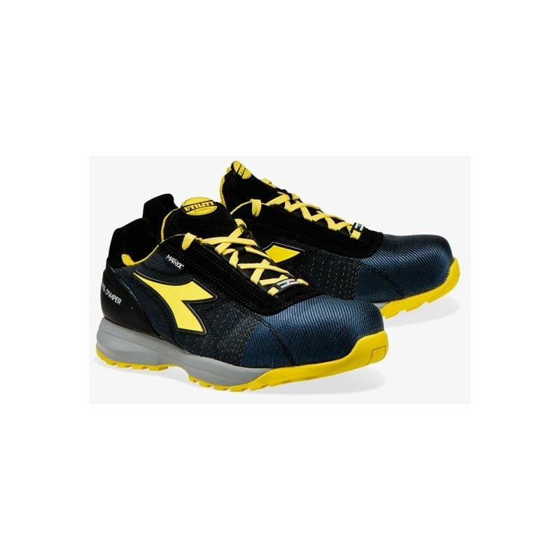 foto del prodotto scarpe antinfortunistiche diadora glove mds matryx low s1p hro src blu giallo 701.176198 size 38