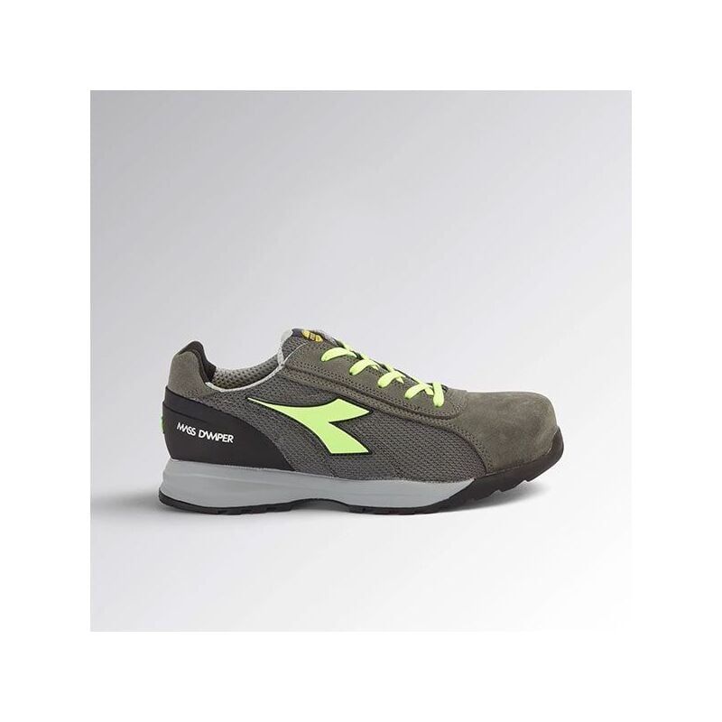 foto del prodotto scarpe antinfortunistiche diadora glove mds text low s1p hro src grigio carbone verde fluo 701.177668 size 45000000