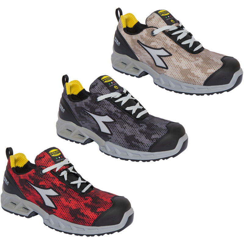 foto del prodotto scarpe antinfortunistiche diadora shark stable impact low s1p src esd 40 rosso rosso