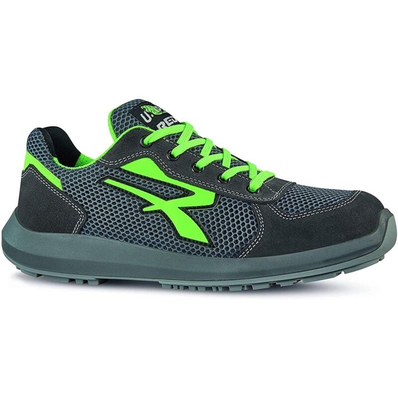 foto del prodotto scarpe antinfortunistiche estive u power gemini s1p grigio verde 44