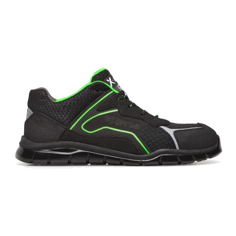 foto del prodotto scarpe antinfortunistiche exena xr66 route s1p src 43 nero verde