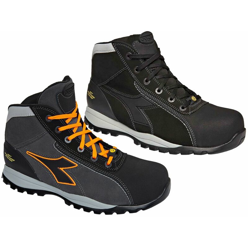 foto del prodotto scarpe antinfortunistiche geox diadora glove net mid pro s3 esd - 39 - antracite arancione