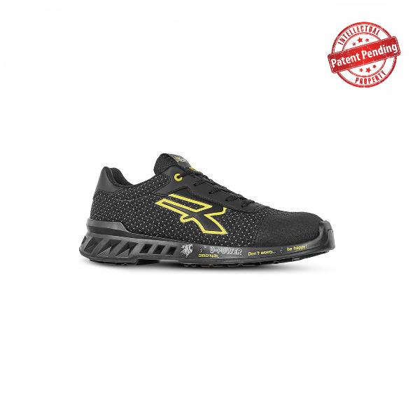 foto del prodotto scarpe antinfortunistiche leggere con puntale airtoe aluminium matt s3 src ci esd giallo nere u power n 40 rv20014 40