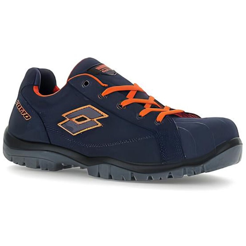 foto del prodotto scarpe antinfortunistiche lotto jump 350 ii s3l sr fo tg.46 blu marino arancio