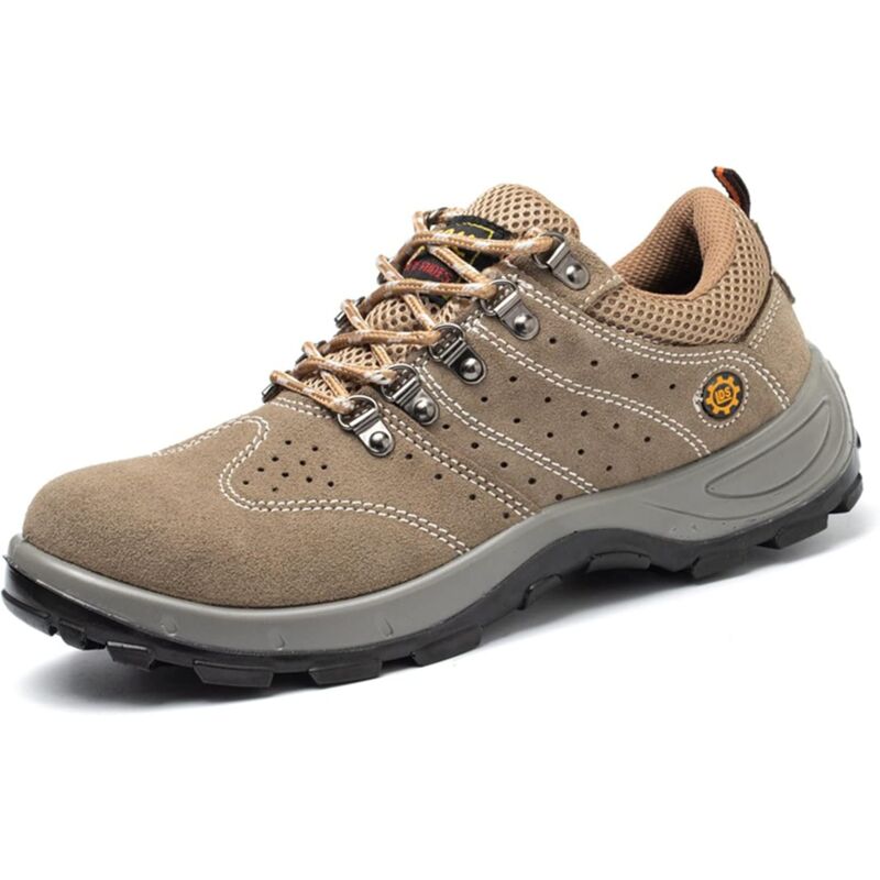 foto del prodotto scarpe antinfortunistiche per uomo e donna, scarpe da lavoro con punta in acciaio, leggere, traspiranti, antiscivolo, antiperforazione, punta in