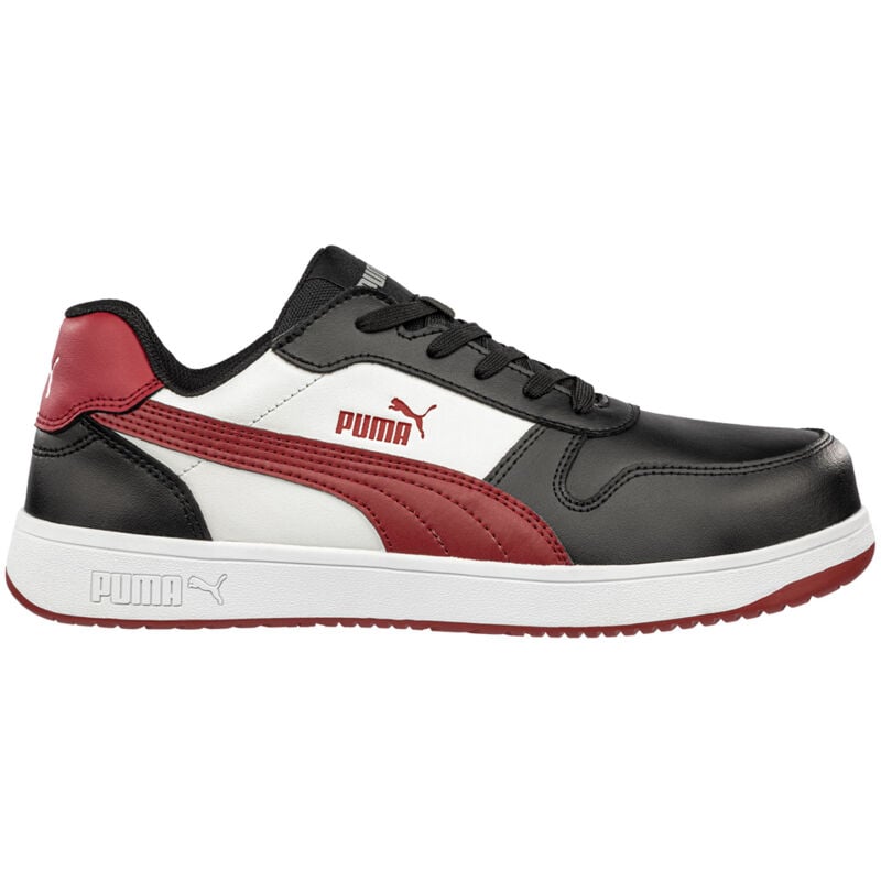 foto del prodotto scarpe antinfortunistiche puma frontcourt blk wht red low s3l esd fo hro sr 40