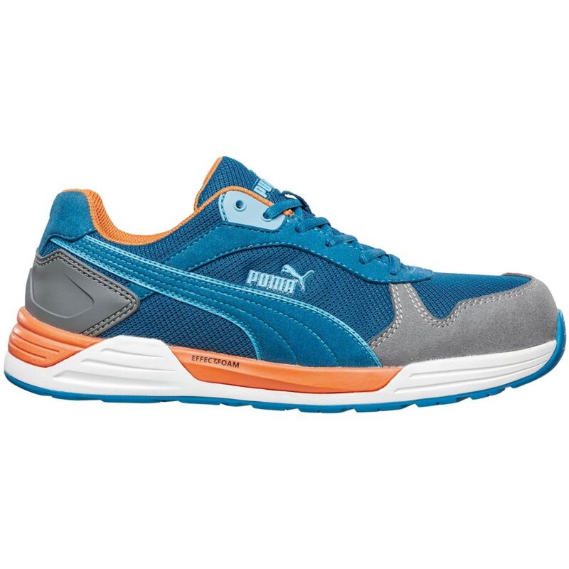 foto del prodotto scarpe antinfortunistiche puma frontside low s1p src hro esd 43 blu arancione