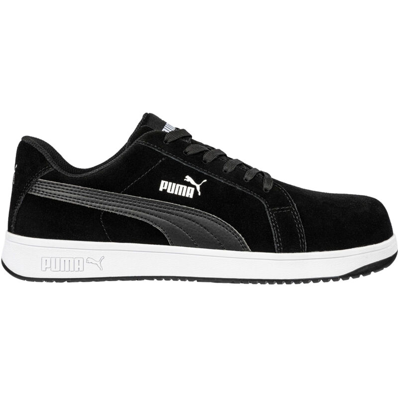 foto del prodotto scarpe antinfortunistiche puma iconic suede black low s1pl esd fo hro sr 39 nero