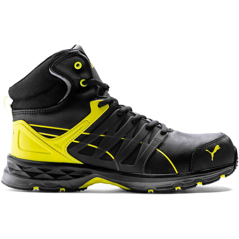 foto del prodotto scarpe antinfortunistiche puma velocity 2.0 yellow mid s3 src hro esd 45 nero giallo