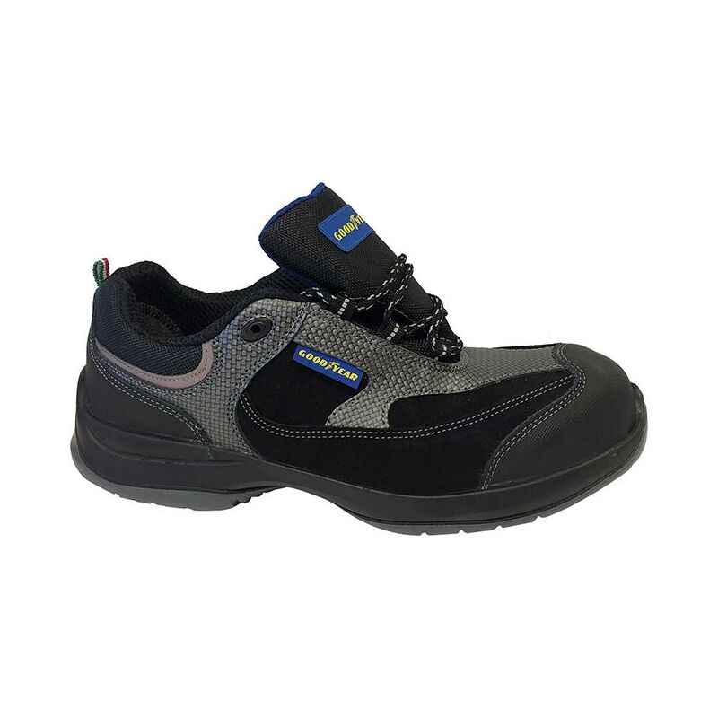 foto del prodotto scarpe antinfortunistiche s1p metal free numero 44 grigio nero lavoro goodyear