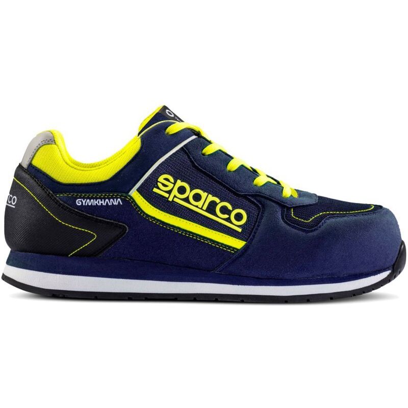 foto del prodotto scarpe antinfortunistiche sparco gymkhana dani s1p blue navy giallo 40