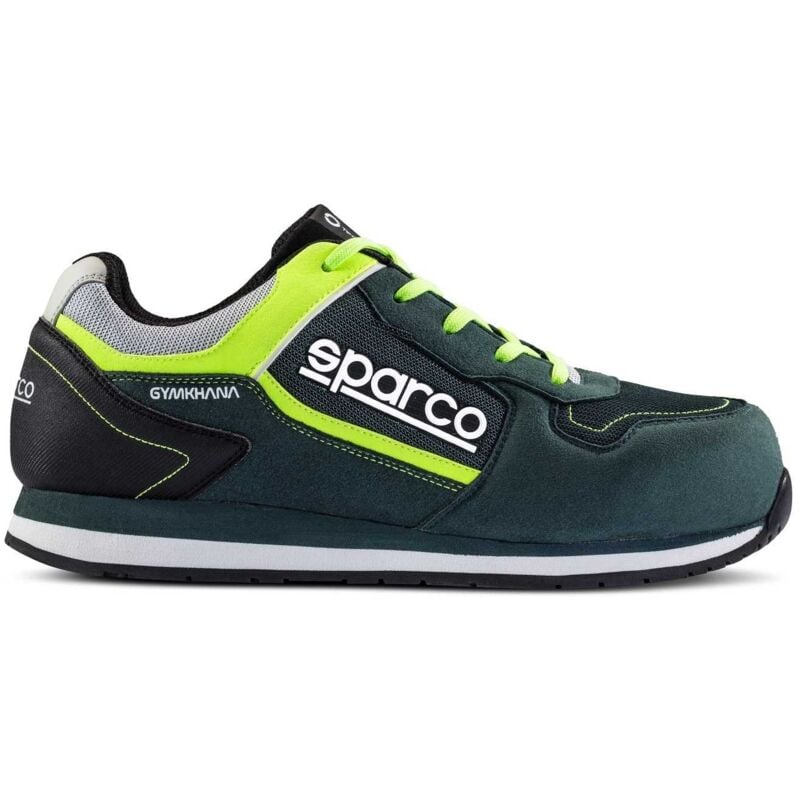 foto del prodotto scarpe antinfortunistiche sparco gymkhana seb s1p verde giallo 42