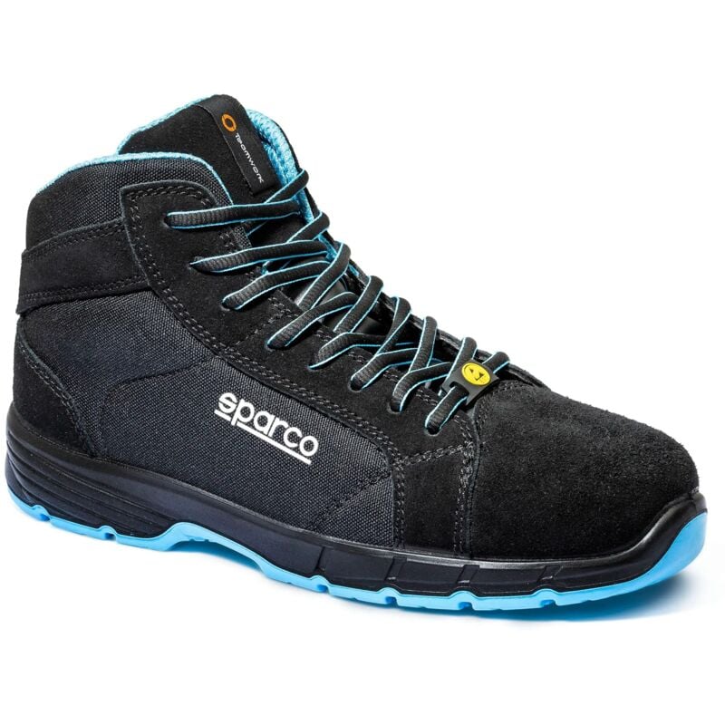 foto del prodotto scarpe antinfortunistiche sparco horizon h fargo s3s nero azzurro 42
