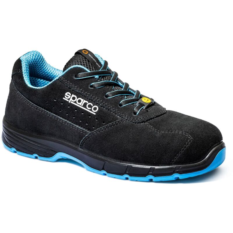 foto del prodotto scarpe antinfortunistiche sparco horizon moreno s1ps nero azzurro 35