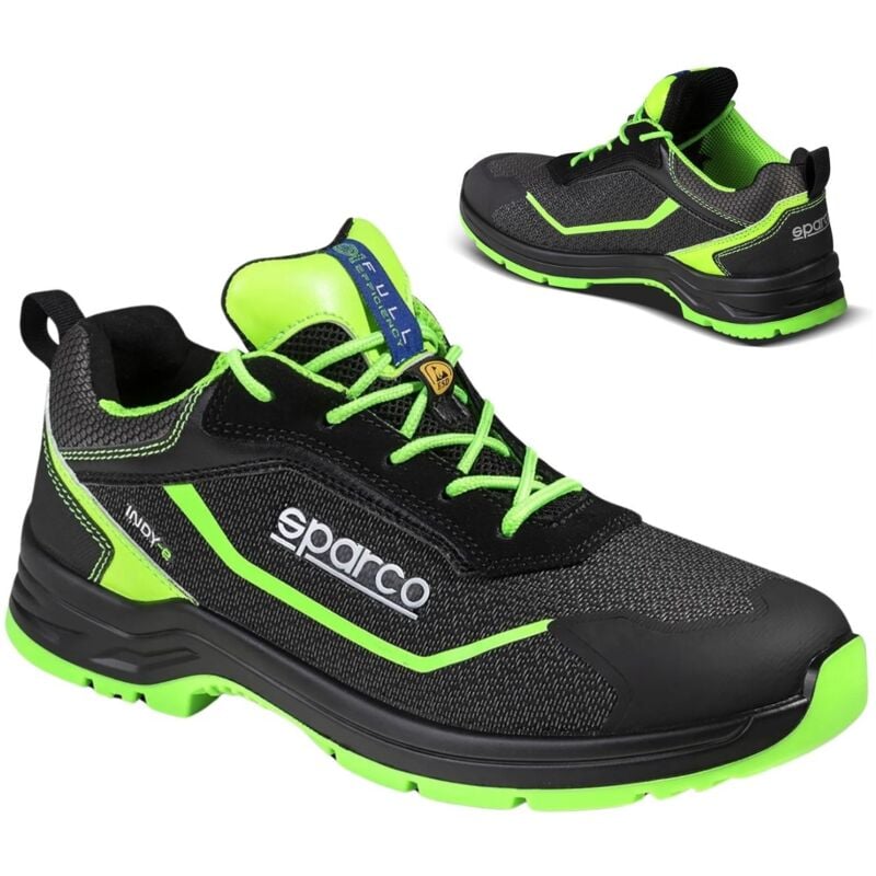 foto del prodotto scarpe antinfortunistiche sparco indy forester s3 esd nero verde 44