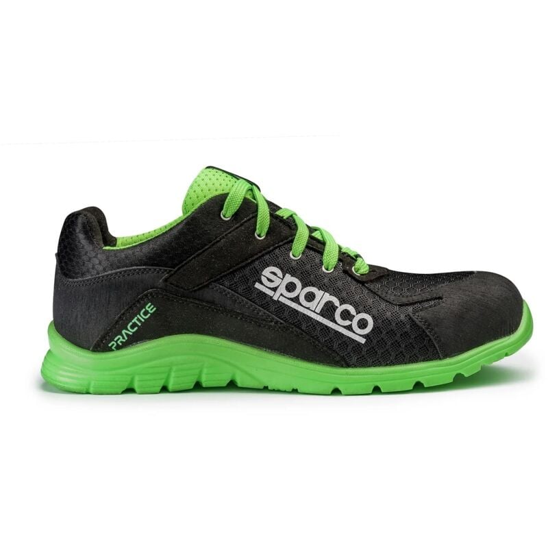 foto del prodotto scarpe antinfortunistiche sparco practice keke s1p nero verde 40