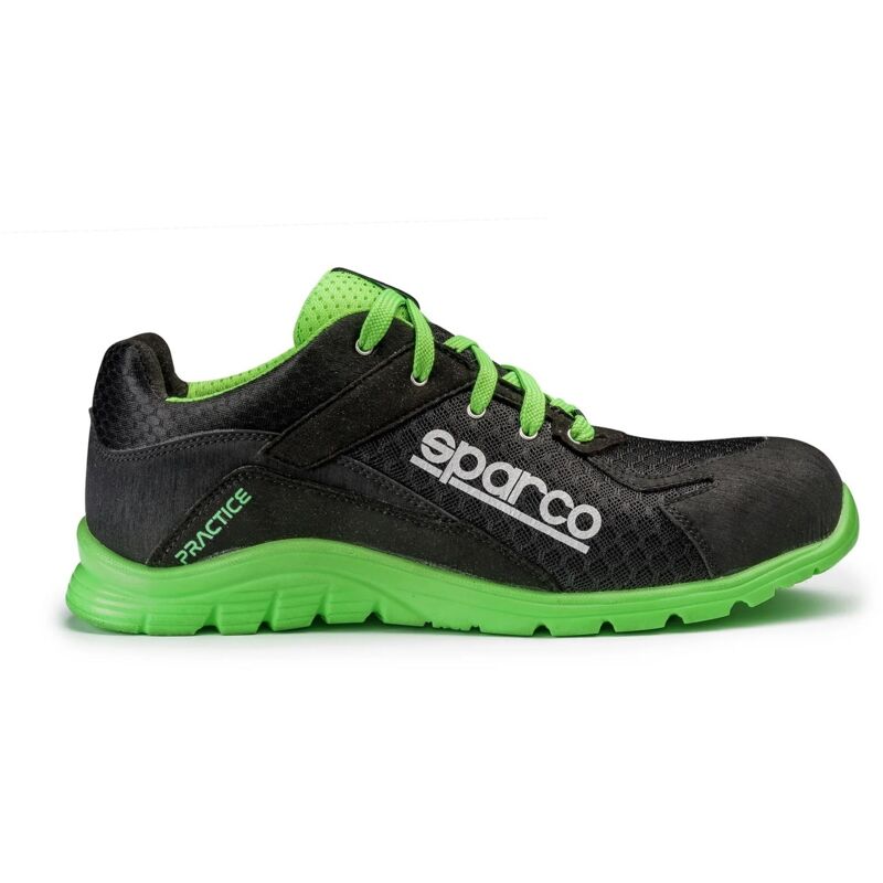 foto del prodotto scarpe antinfortunistiche sparco practice keke s1p nero verde 42