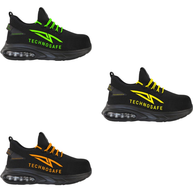 foto del prodotto scarpe antinfortunistiche technosafe neon dark mode s1pl sr esd 41 giallo