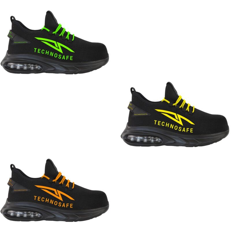 foto del prodotto scarpe antinfortunistiche technosafe neon dark mode s1pl sr esd 43 verde