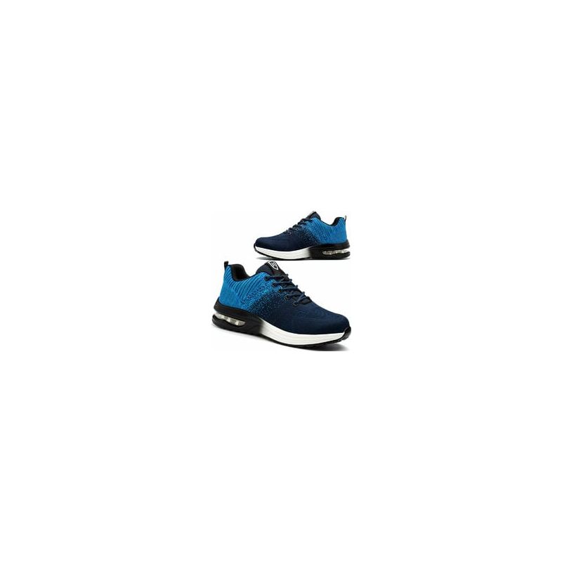 foto del prodotto scarpe antinfortunistiche uomo donna sneaker antinfortunistica leggera scarpa da lavoro comoda e traspirante con puntale in acciaio taglia blu 38