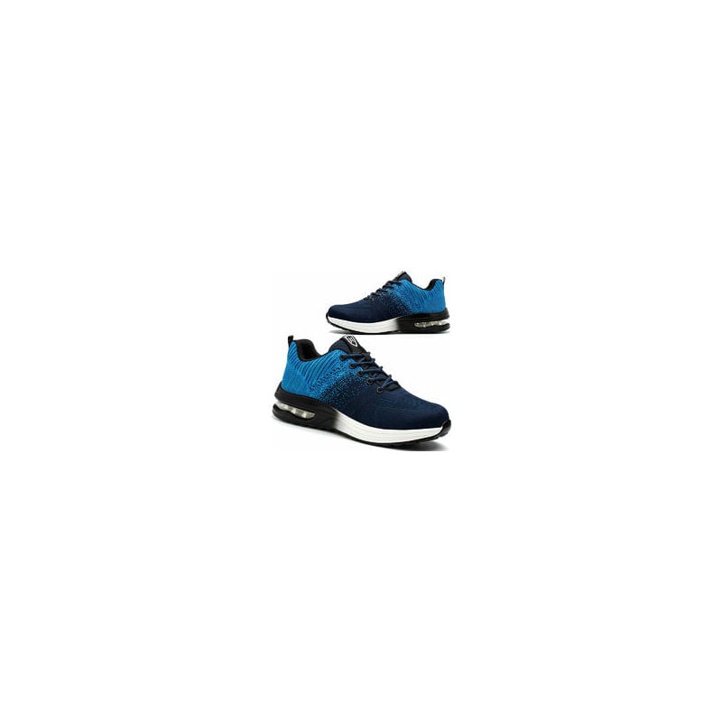 foto del prodotto scarpe antinfortunistiche uomo donna sneaker antinfortunistica leggera scarpa da lavoro comoda e traspirante con puntale in acciaio taglia blu 40