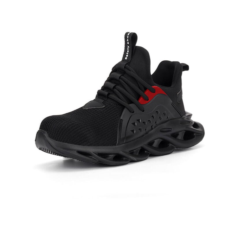 foto del prodotto scarpe antinfortunistiche uomo e donna, puntale in acciaio, protezione dal lavoro, antiperforazione, comode, leggere, traspiranti, unisex, sneaker