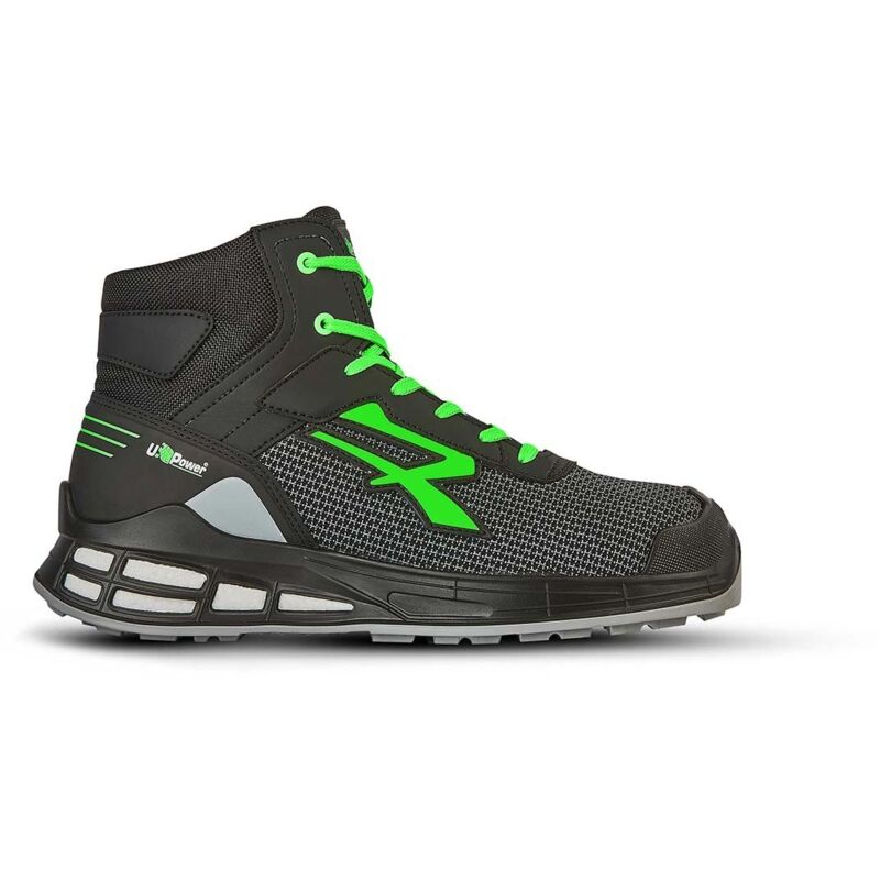 foto del prodotto scarpe antinfortunistiche upower barret s3 red premium nero verde 40